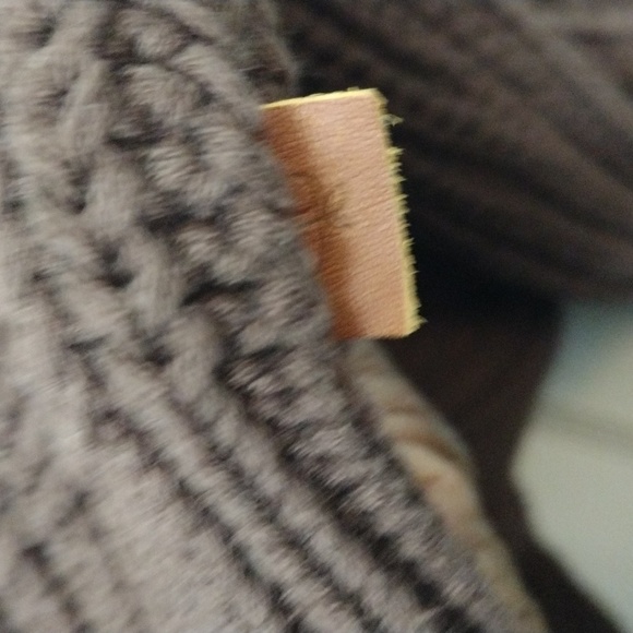 Goumi Women's Chunky Knit Sweater Size S/M Bark Brown 100% Organic Cotton - Picture 4 of 8